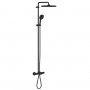 Душевая система Grohe Tempesta Cosmopolitan 266912431 с изливом, черный матовый