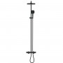 Душевая система Grohe Tempesta Cosmopolitan 266912431 с изливом, черный матовый