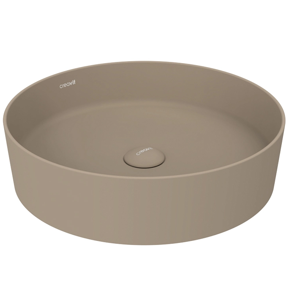Раковина Creavit Loop Round LP145-00CM00E-0000 45 см цвет Cappucino Matt