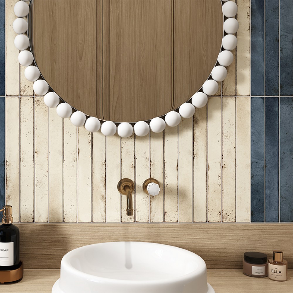 Керамогранит Almera Ceramica (Spain) Mixtik Blue 4.8х44.5 см