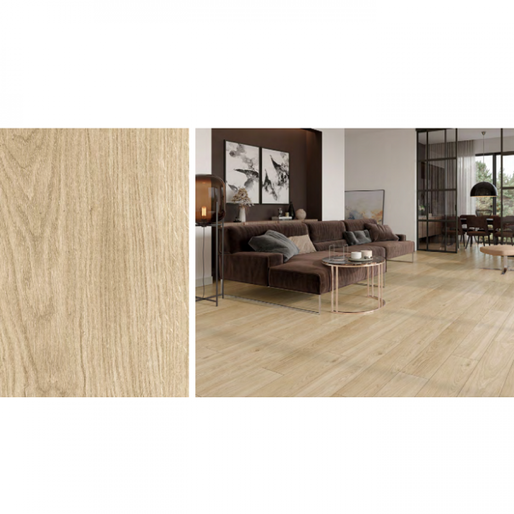 Керамогранит Cersanit Charmwood Beige Mat Rect** 19,8x119,8 см