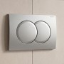 Клавиша смыва Geberit Delta01 115.107.46.1 матовый хром