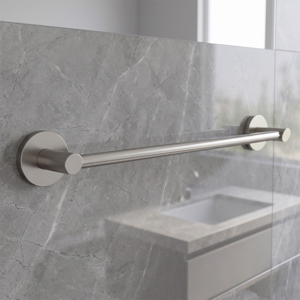 Держатель для полотенец Devit Flow DFL21010101BN, 600 мм, Brushed Nickel PVD