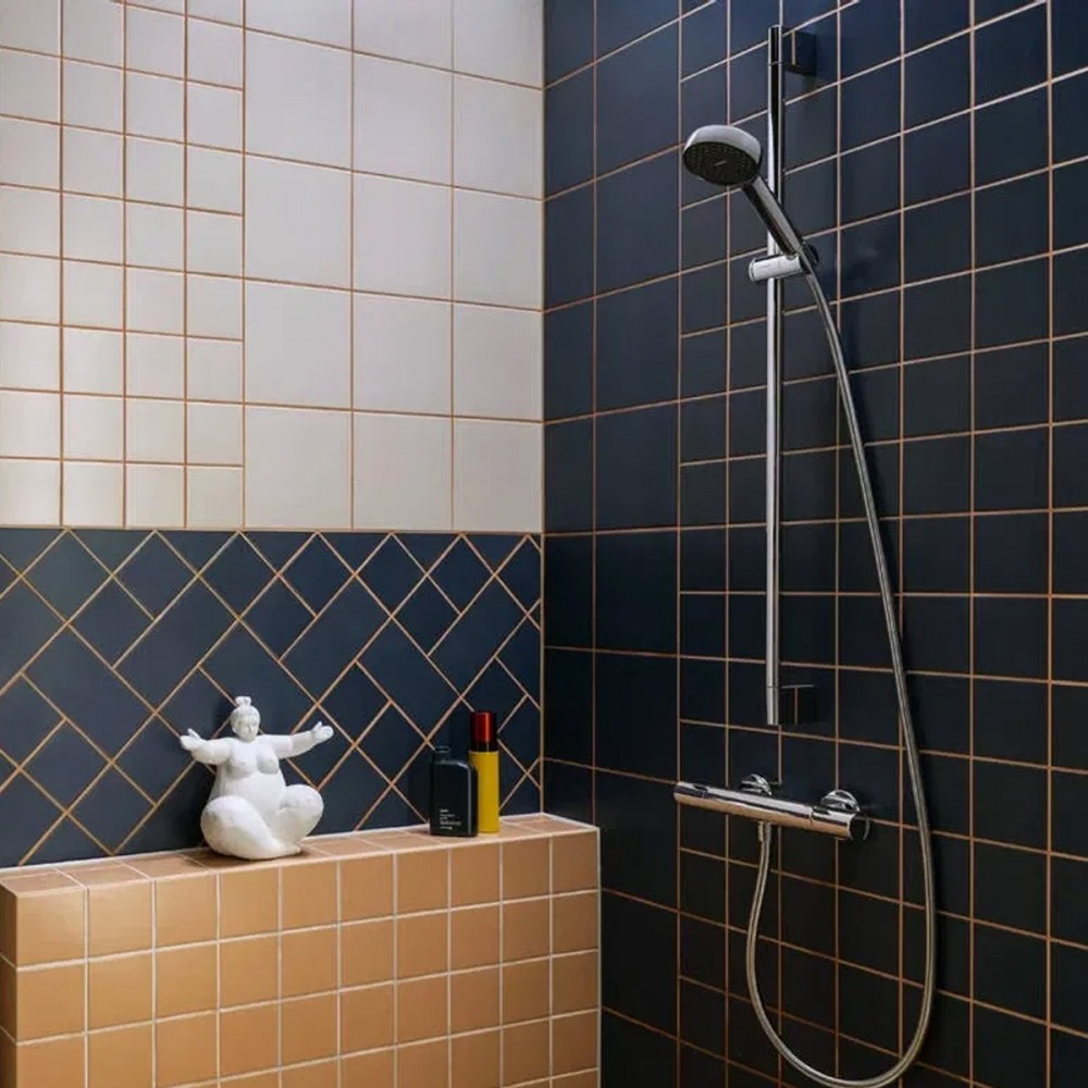 Душевой набор Hansgrohe Activera Select S 2jet EcoSmart 28044000 со стойкой 65 см, хром