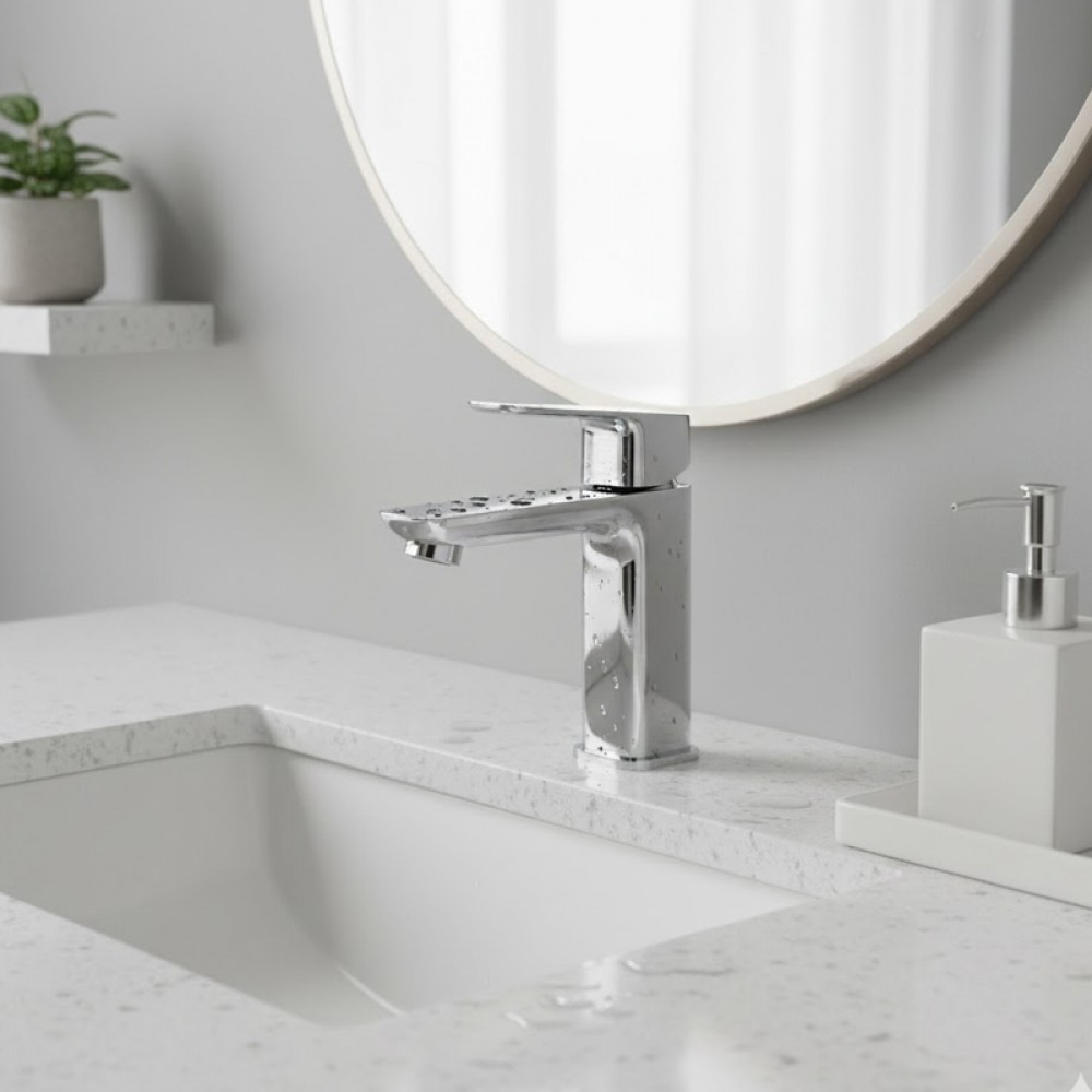 Смеситель для раковины Grohe Cubeo 1017570000 M-размер, хром