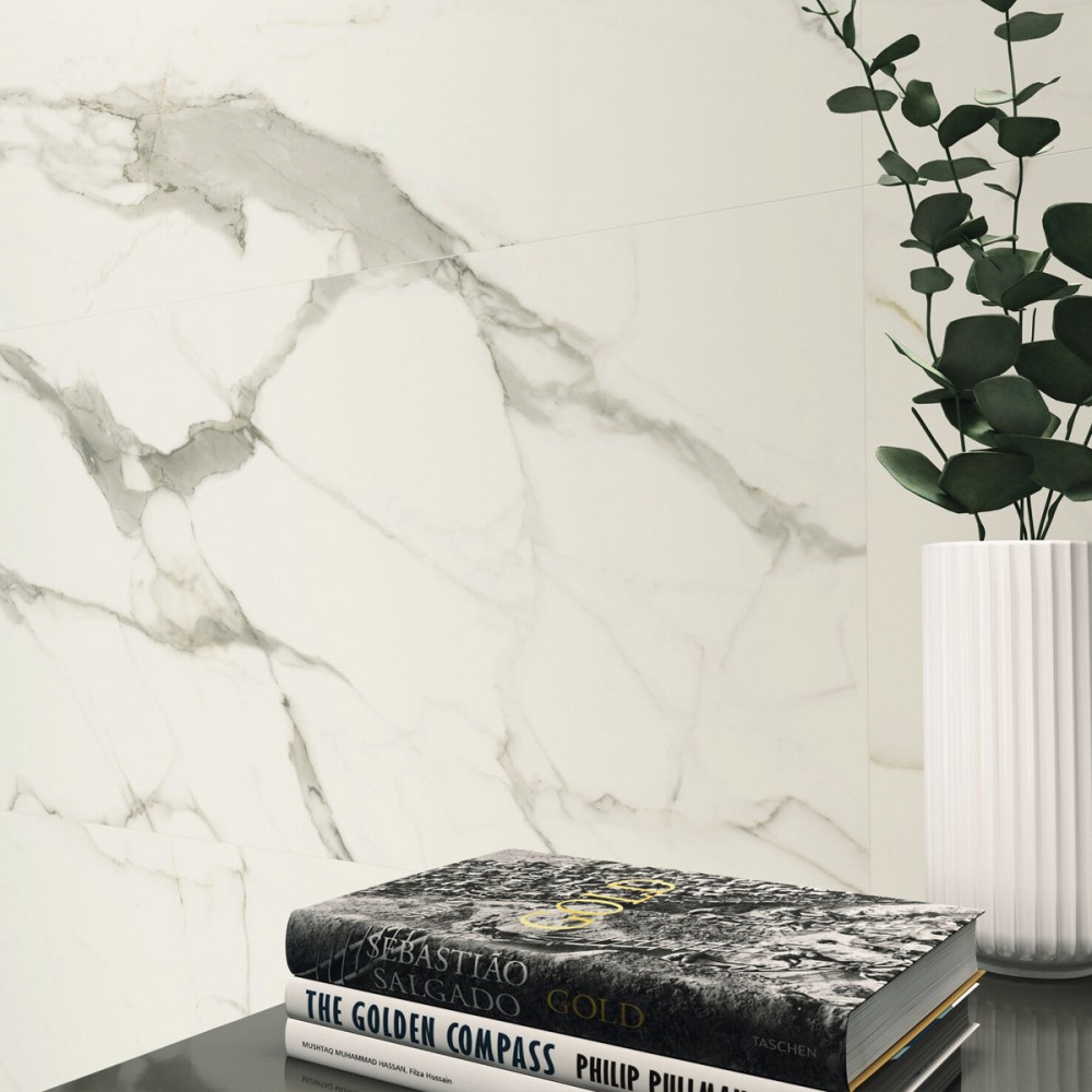 Керамогранит Baldocer Statuario Natural Rect. 60x120 см