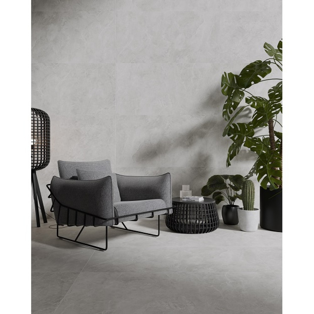 Керамогранит Ceramika Gres Gres Rush White Rect 59,7х119,7 см