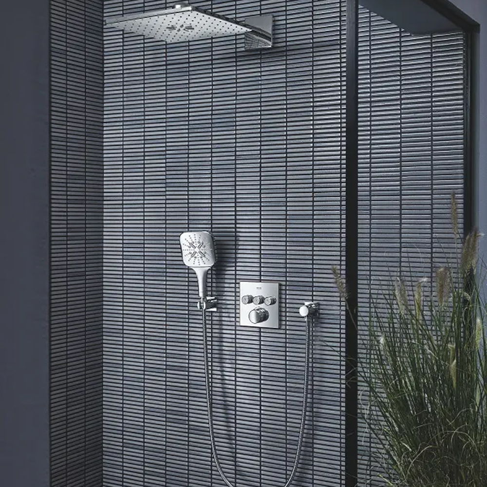 Смеситель скрытого монтажа Grohe SmartControl 29126000 с термостатом (внешняя часть)
