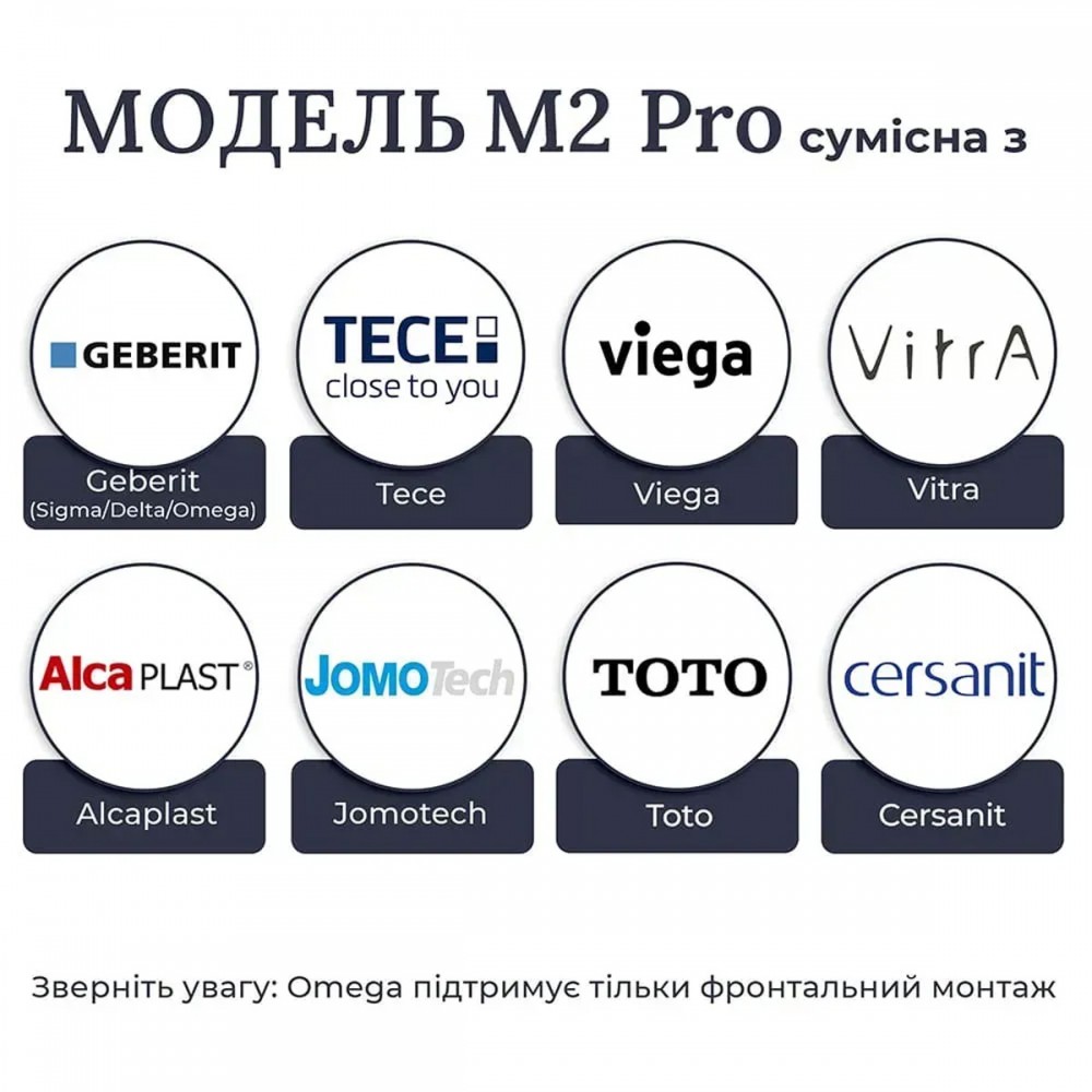 Скрытая кнопка смыва Edplit Discreet M2 PRO (TECE) E10053 с расходными материалами