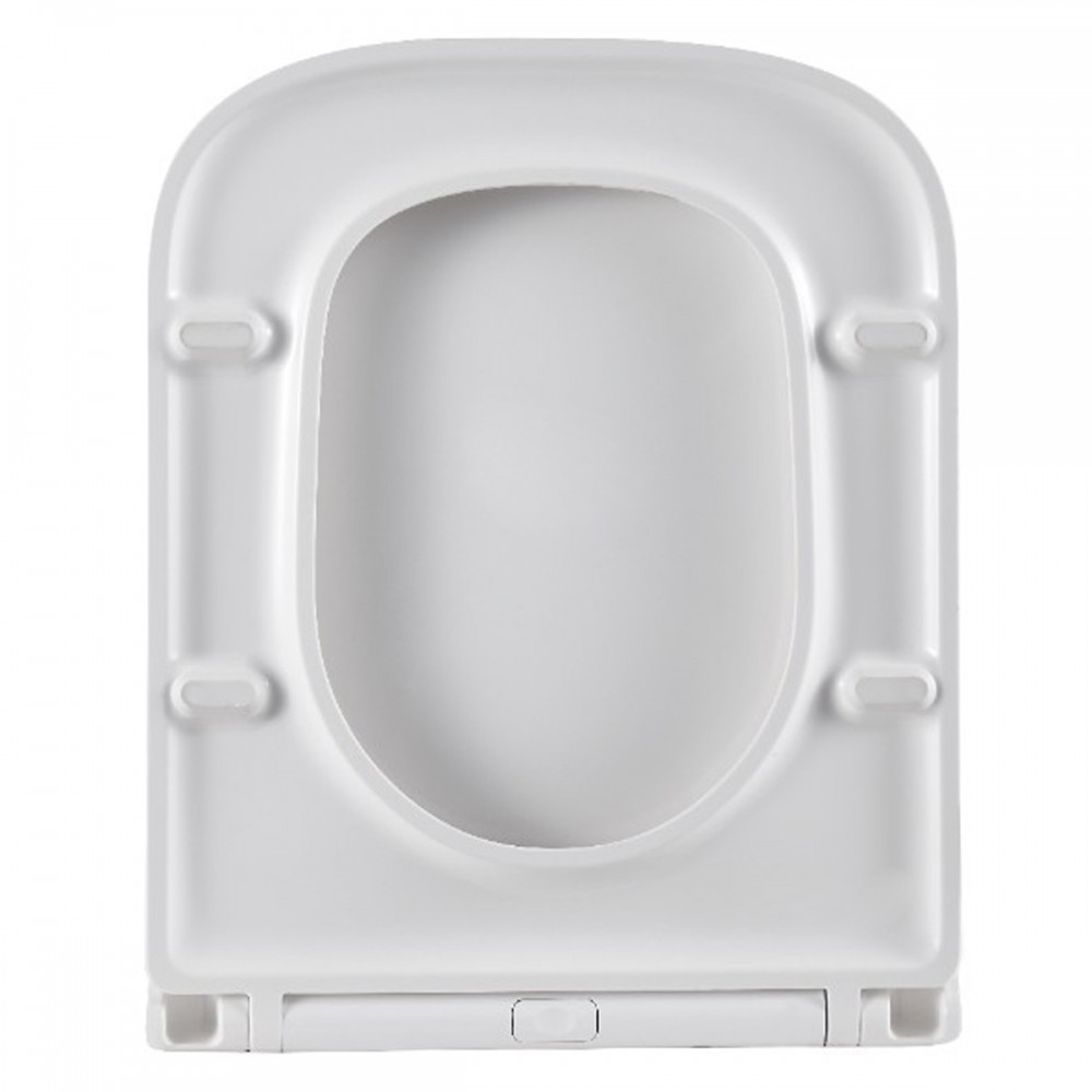 Крышка для унитаза Devit DFL0520111W / DFL2170211W / DFO1160111W с механизмом soft-close, белый глянцевый