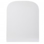 Крышка для унитаза Devit DFL0520111W / DFL2170211W / DFO1160111W с механизмом soft-close, белый глянцевый