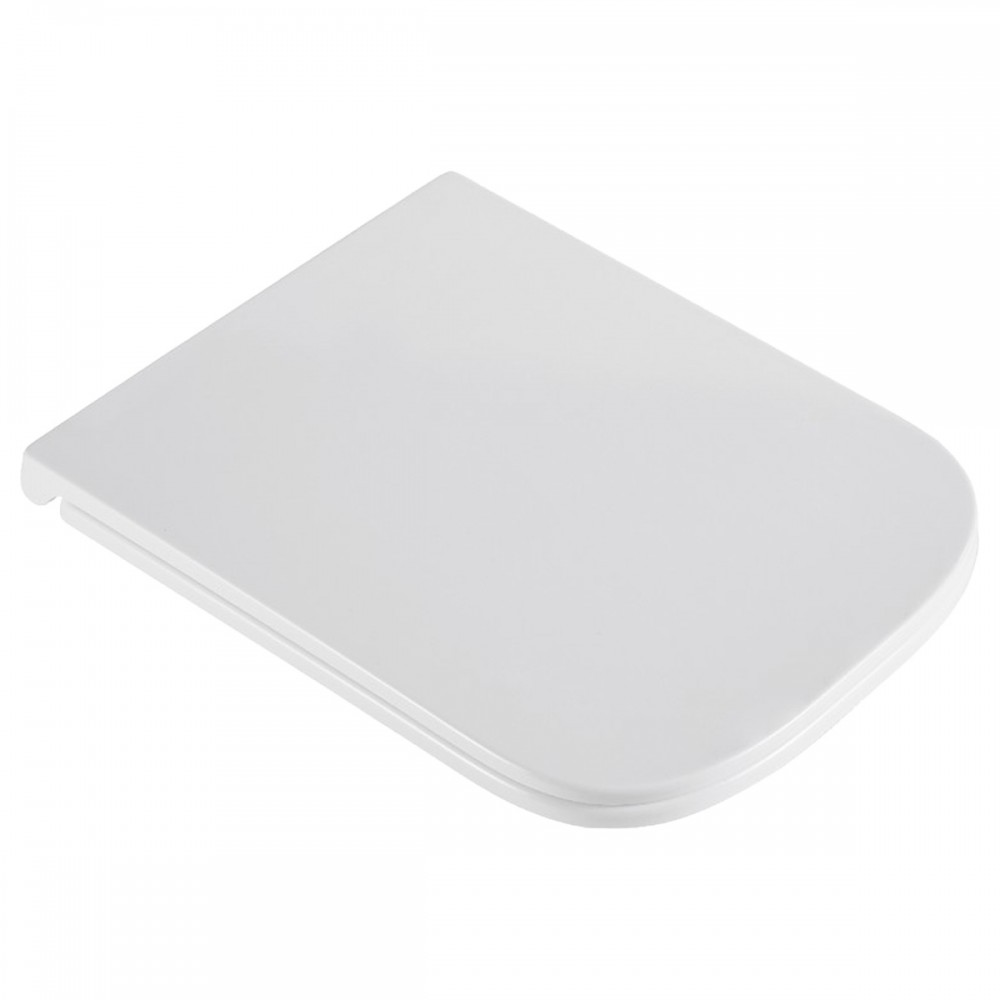 Крышка для унитаза Devit DFL0520111W / DFL2170211W / DFO1160111W с механизмом soft-close, белый глянцевый