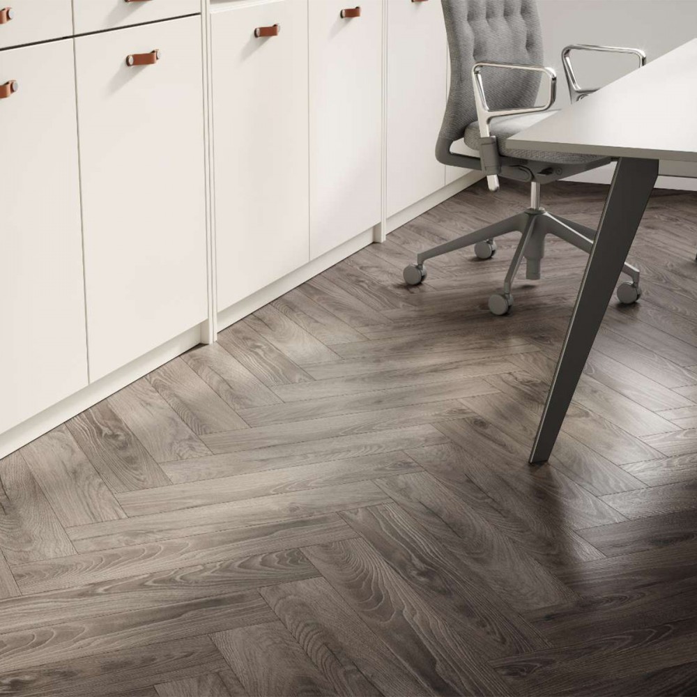 Ламинат Kronospan Herringbone 8HBK488 Rutherford Oak/Дуб Резерфорд