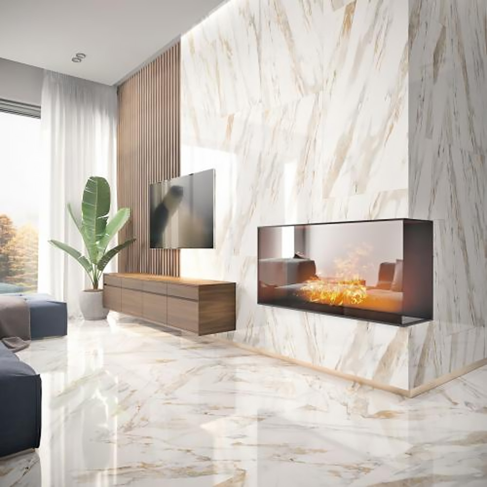 Керамогранит Интеркерама Calacatta Gold 35 071/L Серый 60x120 см