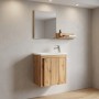Тумба с раковиной Devit Small 063050O, 50 см дуб