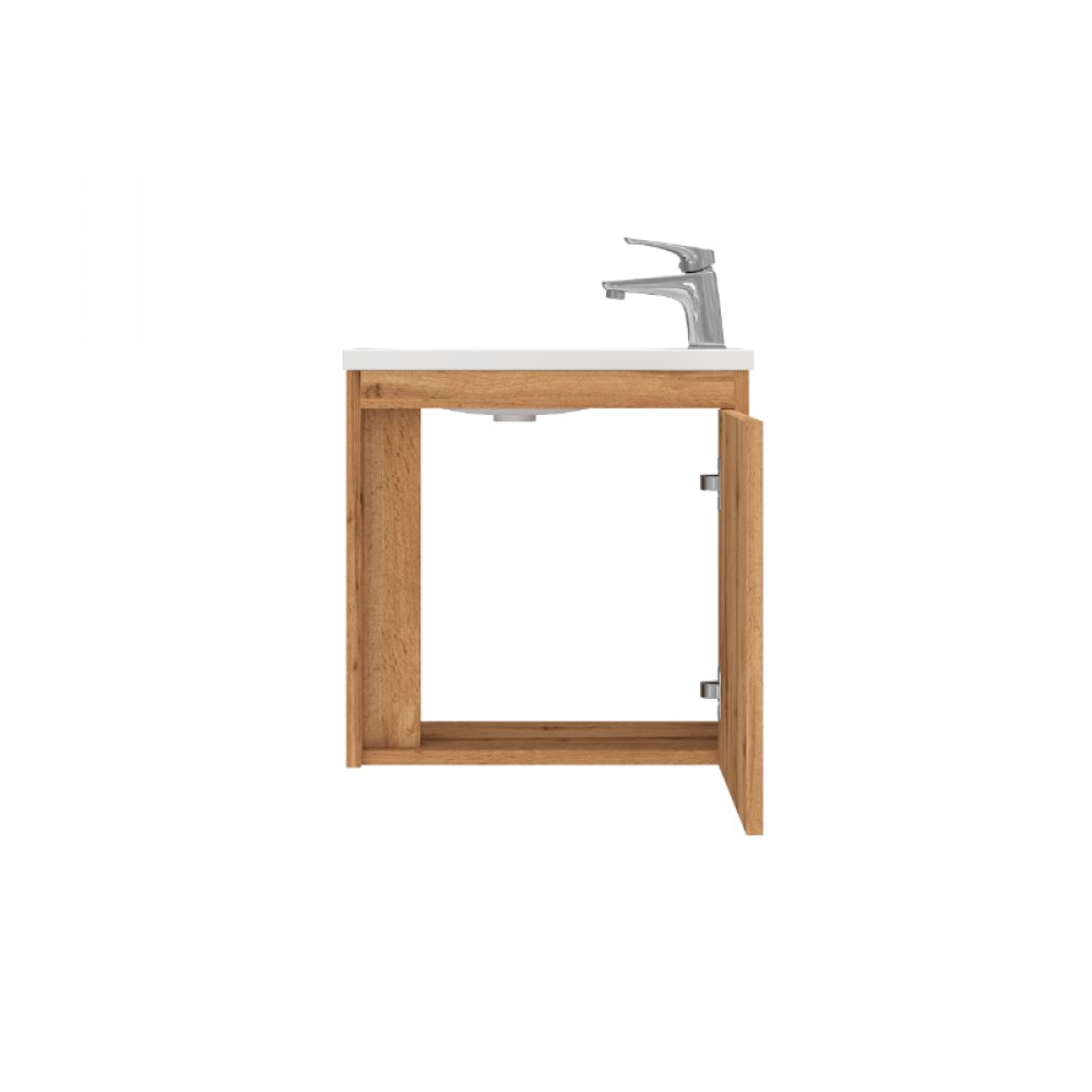 Тумба с раковиной Devit Small 063050O, 50 см дуб