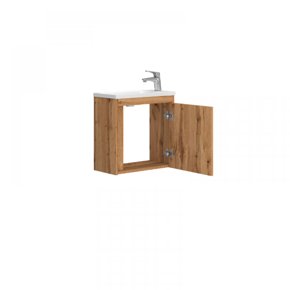 Тумба с раковиной Devit Small 063050O, 50 см дуб