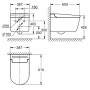 Комплект 2-в-1 Grohe UA39508RS0: инсталляция Rapid SLX 39597000, унитаз-биде Sensia Pro 36508SH0, крепление Rapid SL 3855800M