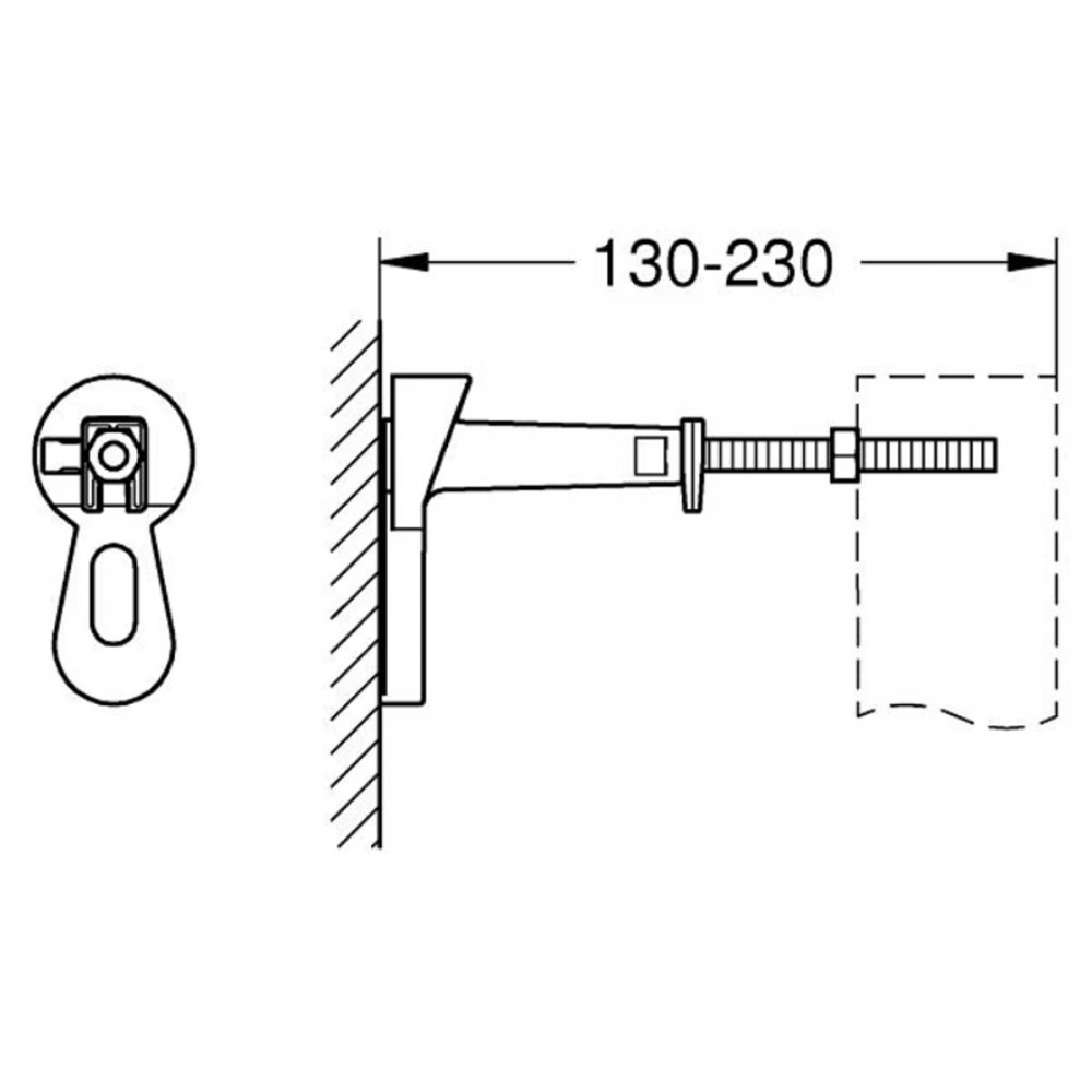 Комплект 2-в-1 Grohe UA39508RS0: инсталляция Rapid SLX 39597000, унитаз-биде Sensia Pro 36508SH0, крепление Rapid SL 3855800M