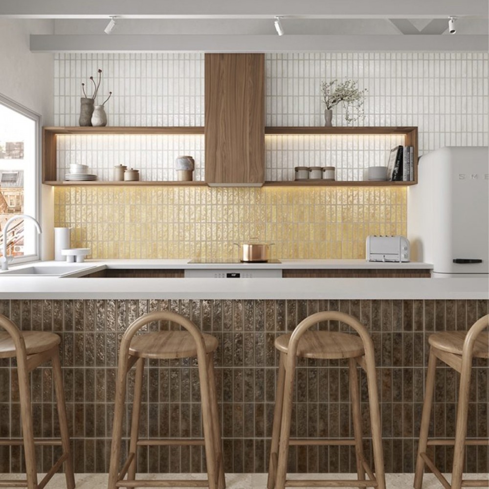 Керамогранит Ceramica Deseo Deco River Honey 32x62.5 см