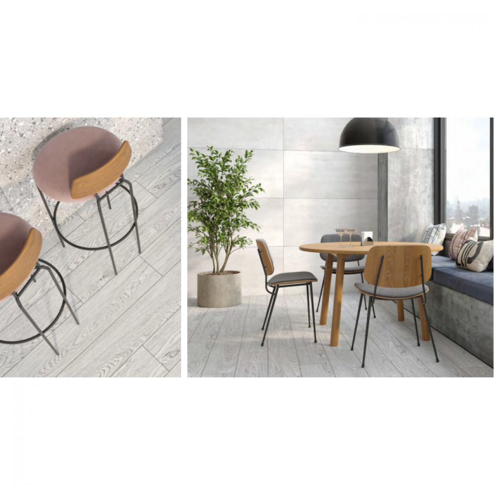 Керамогранит Cersanit Emberwood Grey Mat Rect 19,8х119,8 см