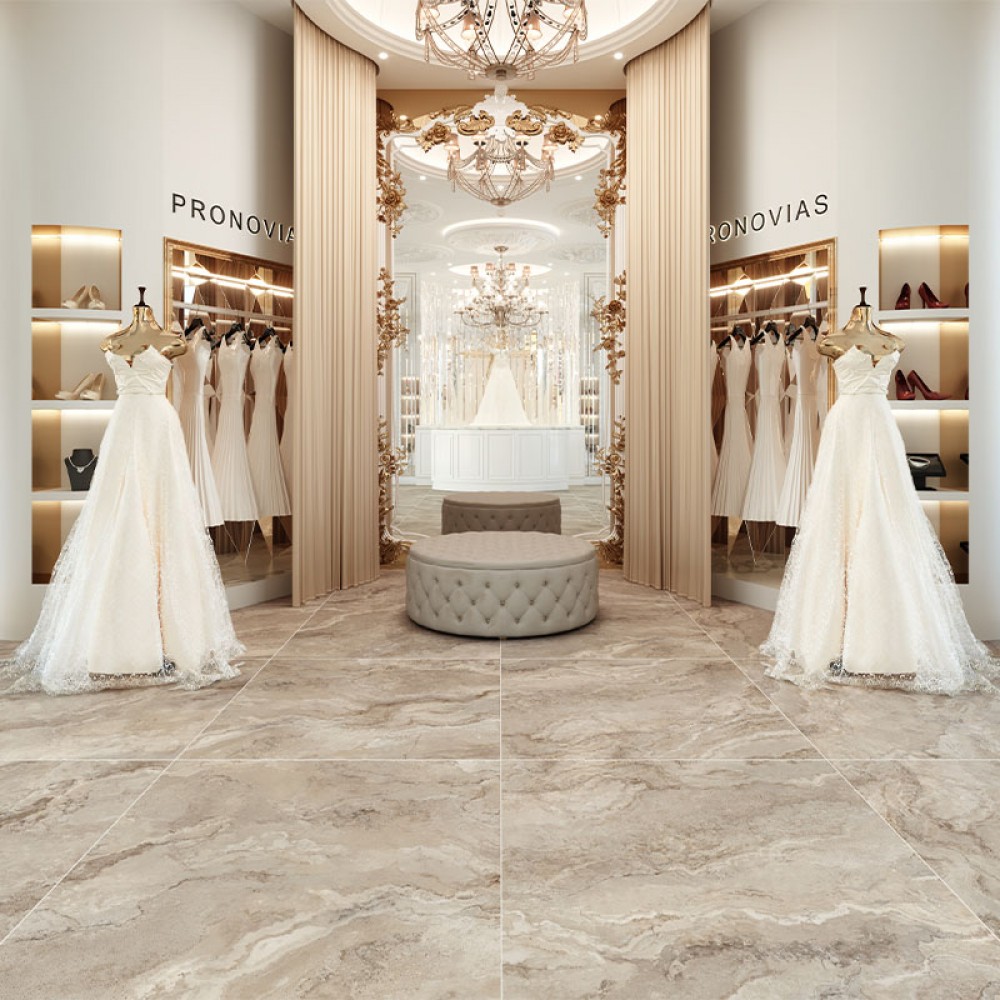 Керамогранит Almera Ceramica (Spain) Sena Crema 120x120 см