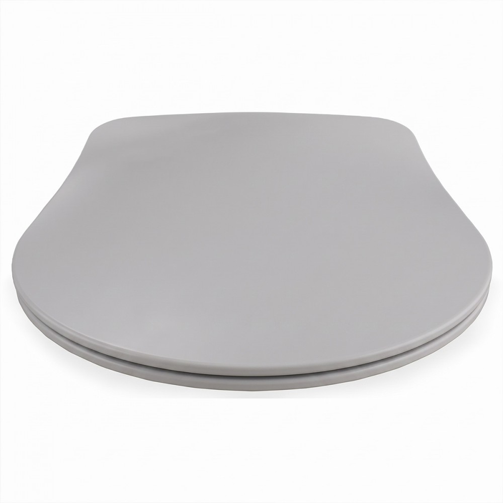 Крышка с сиденьем для унитаза Creavit Free KC0903.01.1800E Soft Close, Cool Grey (серый)
