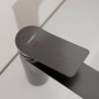 Смеситель для раковины Hansgrohe Vivenis 75020340 с донным клапаном, черный хром брашированный