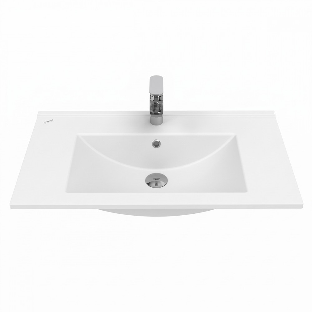 Тумба Creavit Alinda AD0080.10.PB 80 см с раковиной SU, белый