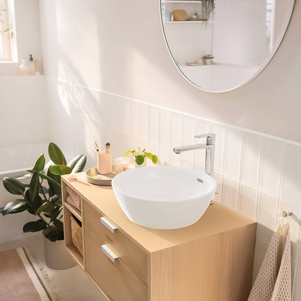 Смеситель для раковины Hansgrohe Rebris S CoolStart EcoSmart 72590000 хром
