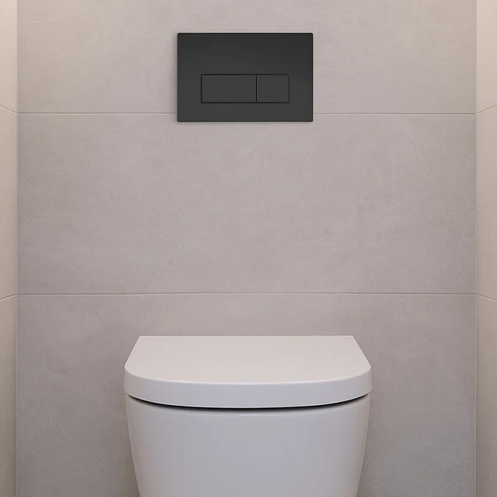 Клавиша смыва Geberit Delta50 115.119.14.1 черный мат