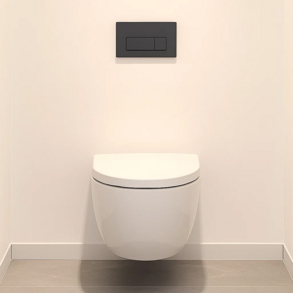 Клавиша смыва Geberit Delta50 115.119.14.1 черный мат