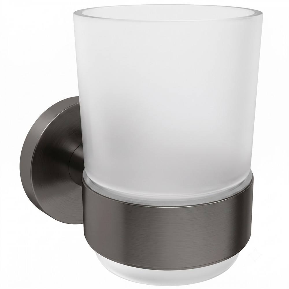 Стакан с подставкой Devit Flow DFL21010401GM, цвет Gun Metal PVD