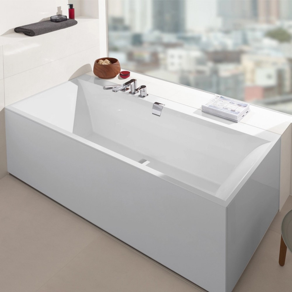 Ванная квариловая Villeroy&Boch Squaro Edge uBQ190SQE2DV-01 190х90 см