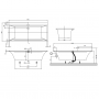 Ванная квариловая Villeroy&Boch Squaro Edge uBQ190SQE2DV-01 190х90 см