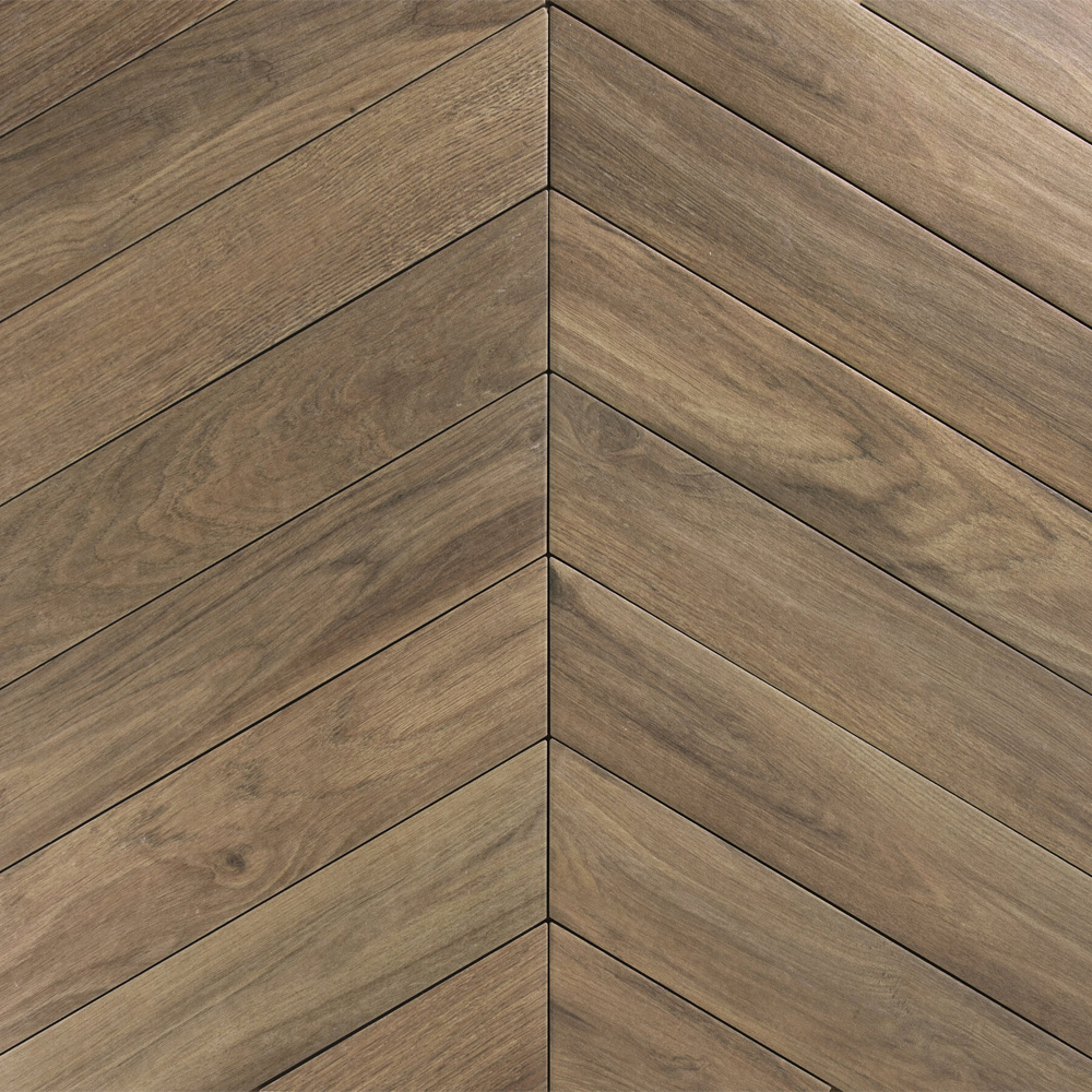 Керамогранит APE Sequoia Chevron Walnut A040273 8,5х44 см