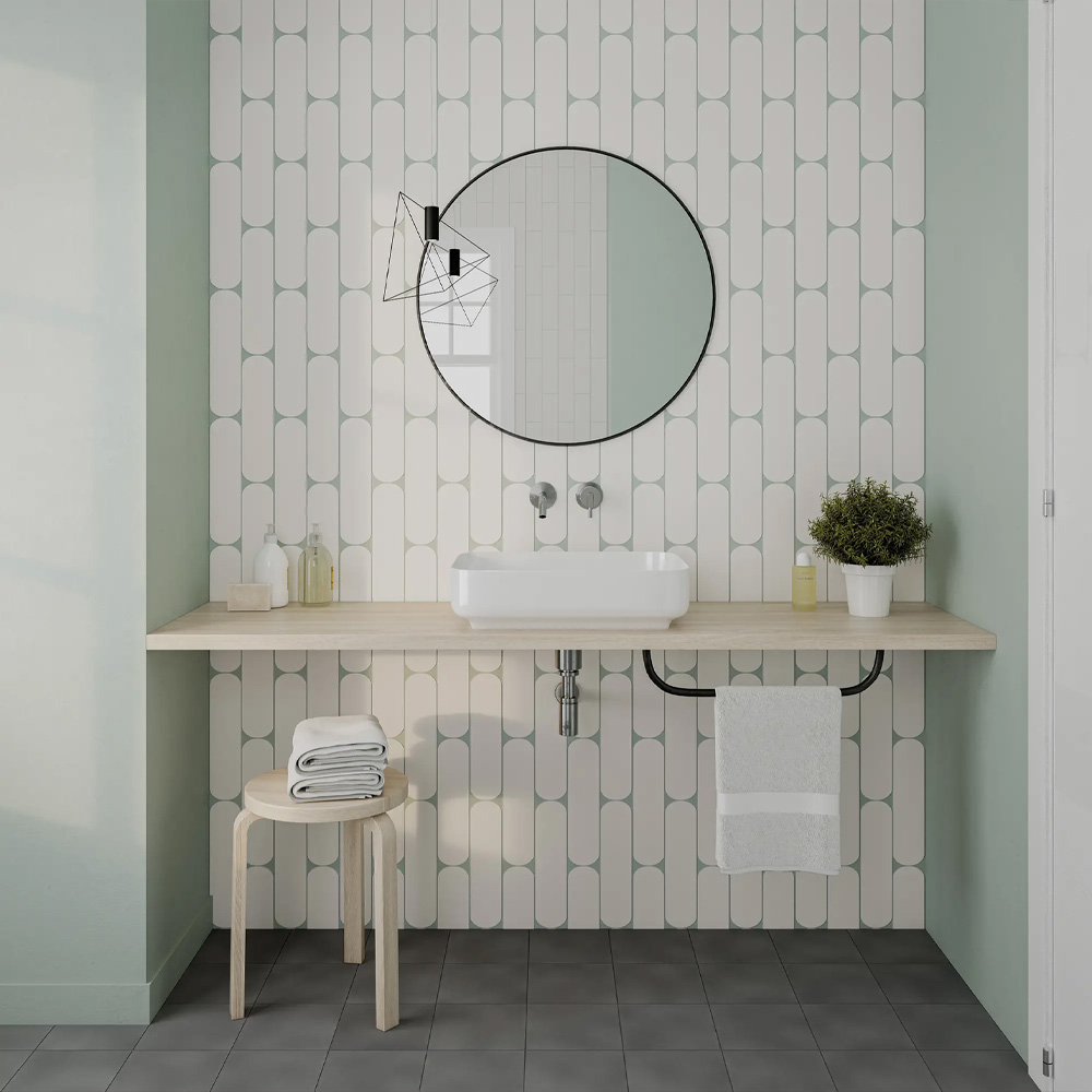 Плитка WOW 124915 Grace O White Matt 7,5х30 см