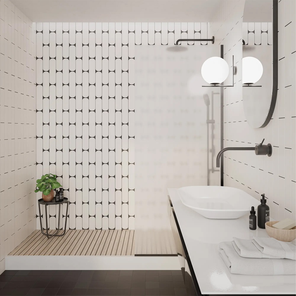 Плитка WOW 124915 Grace O White Matt 7,5х30 см