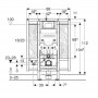 Инсталляция для подвесного унитаза Geberit Duofix Sigma 111.375.00.6 для лиц с ограниченными возможностями