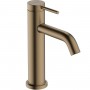 Смеситель для раковины Hansgrohe Tecturis S 73310140 с донным клапаном, бронза