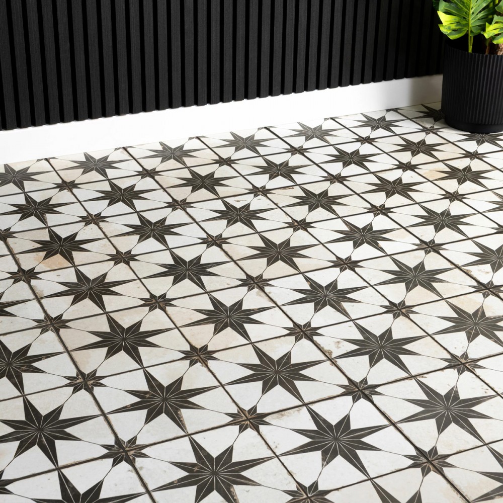 Плитка Ceramica Deseo Pav Star Black 45x45 см