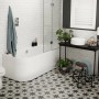 Плитка Ceramica Deseo Pav Star Black 45x45 см