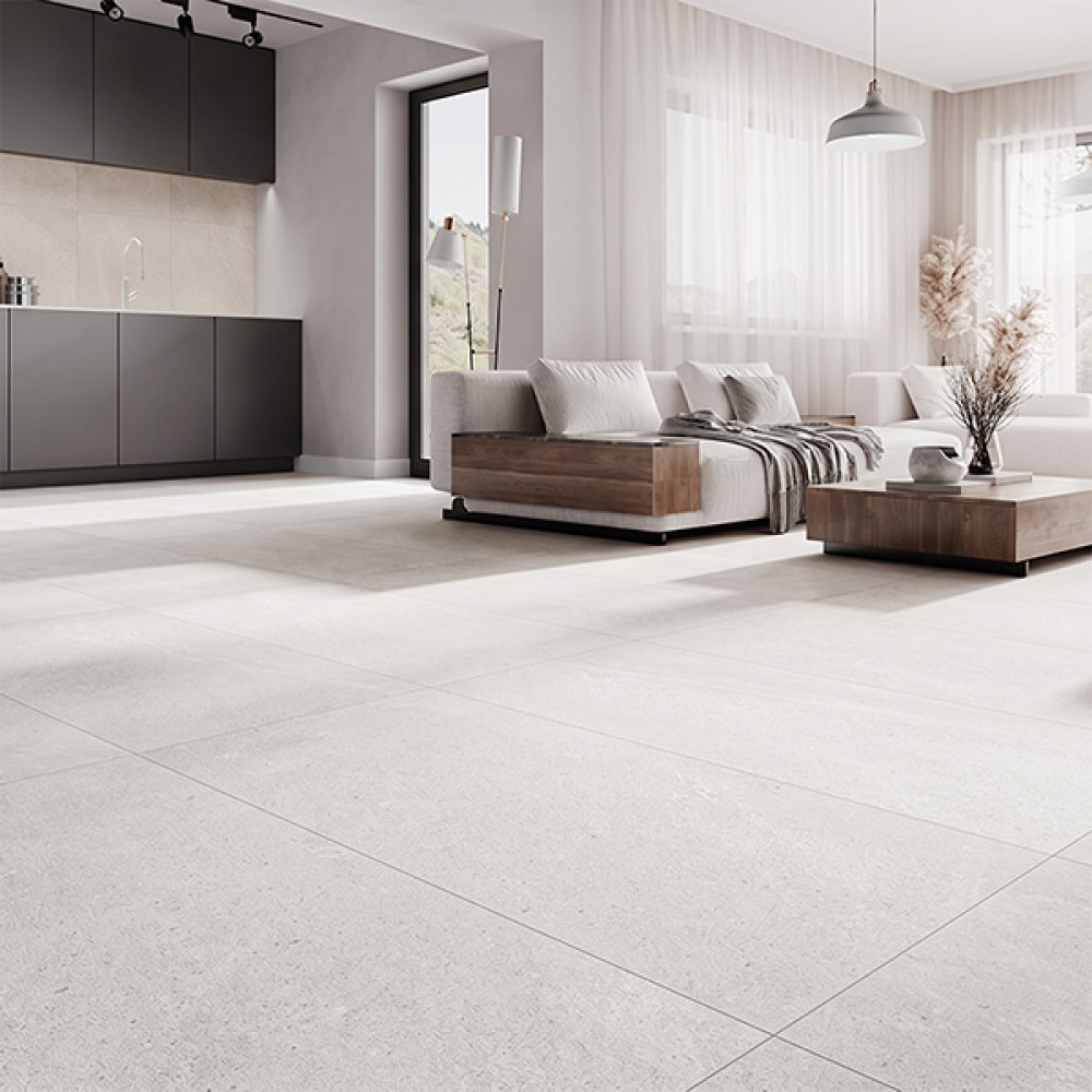 Керамограніт Ceramica Deseo Mora White Rect (20 mm) 60х60 см