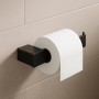 Держатель для туалетной бумаги Genwec Pompei GW05 61 04 03 без крышки, черный матовый