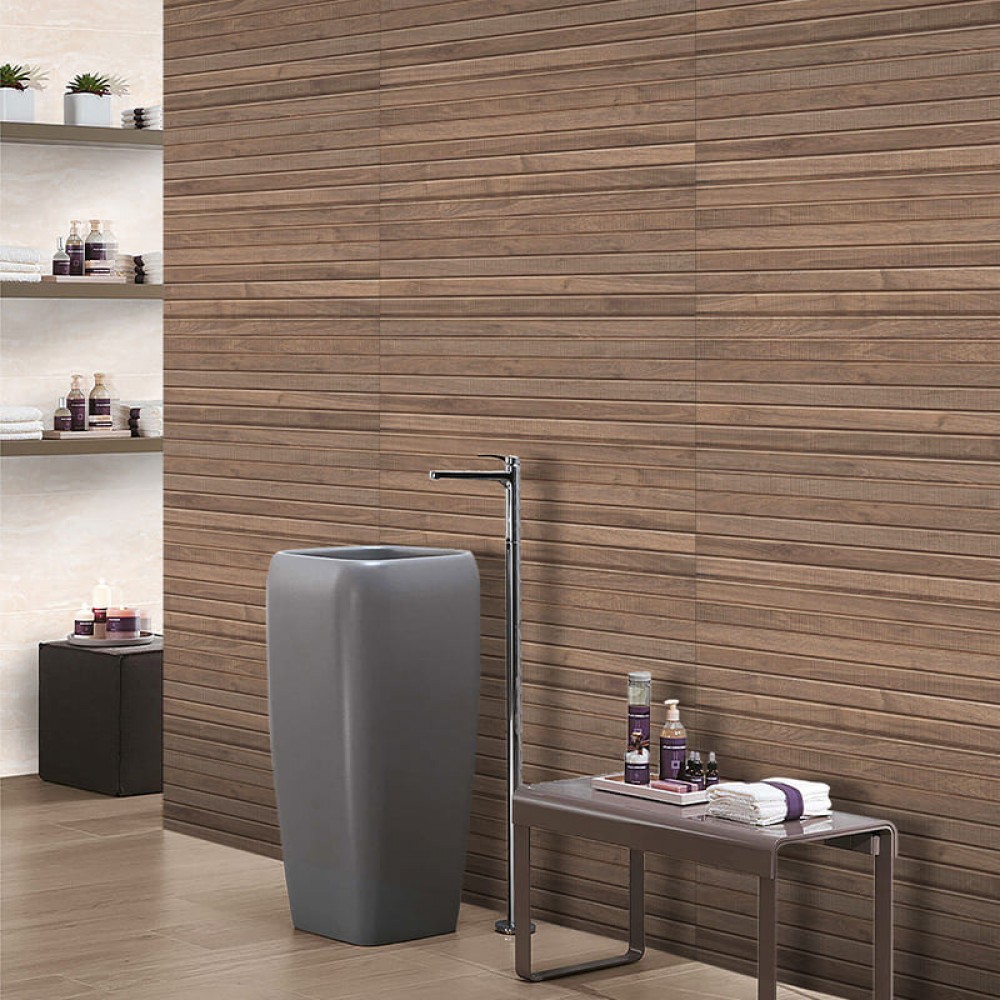 Керамогранит Ceramica Deseo Mulberry Wood Brown 30x120 см
