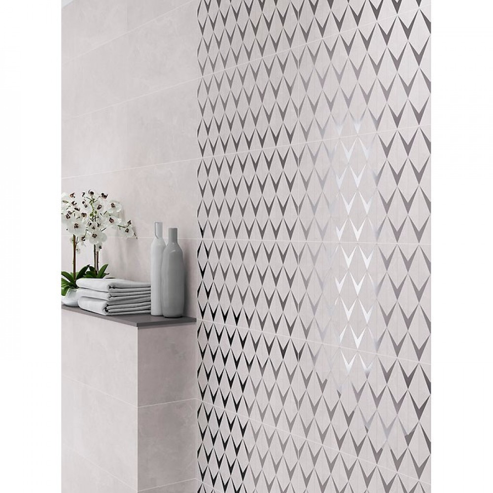 Плитка Opoczno Teneza Light Grey Glossy 29,7х60 см
