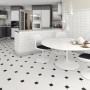 Керамогранит Ceramica Deseo Betera Black-White 58x58 см