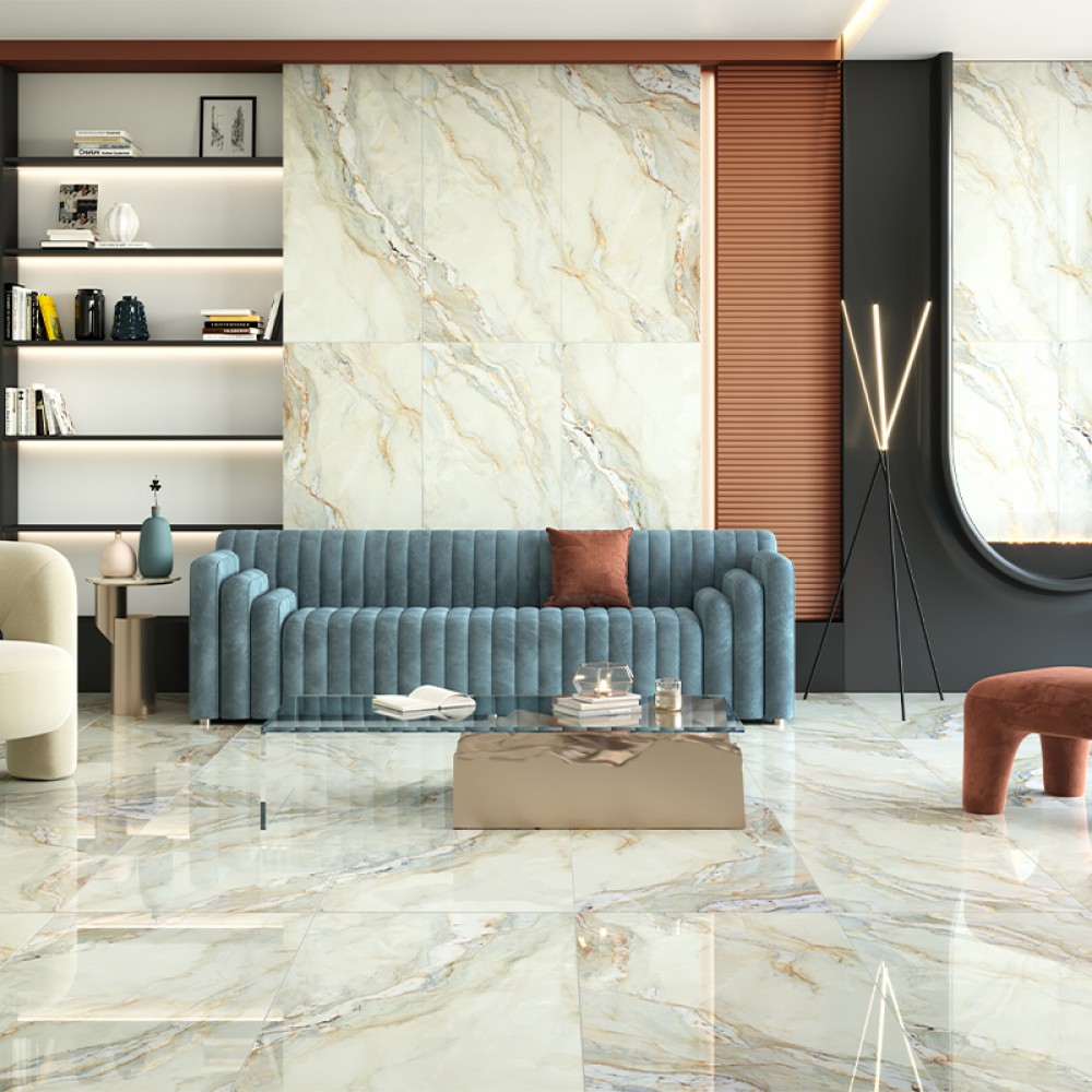 Керамогранит Almera Ceramica-2 Js61235 Gold Crack 60x120 см