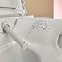Унитаз-биде подвесной Geberit AquaClean Alba 146.350.01.1, KeraTect, накладка белая