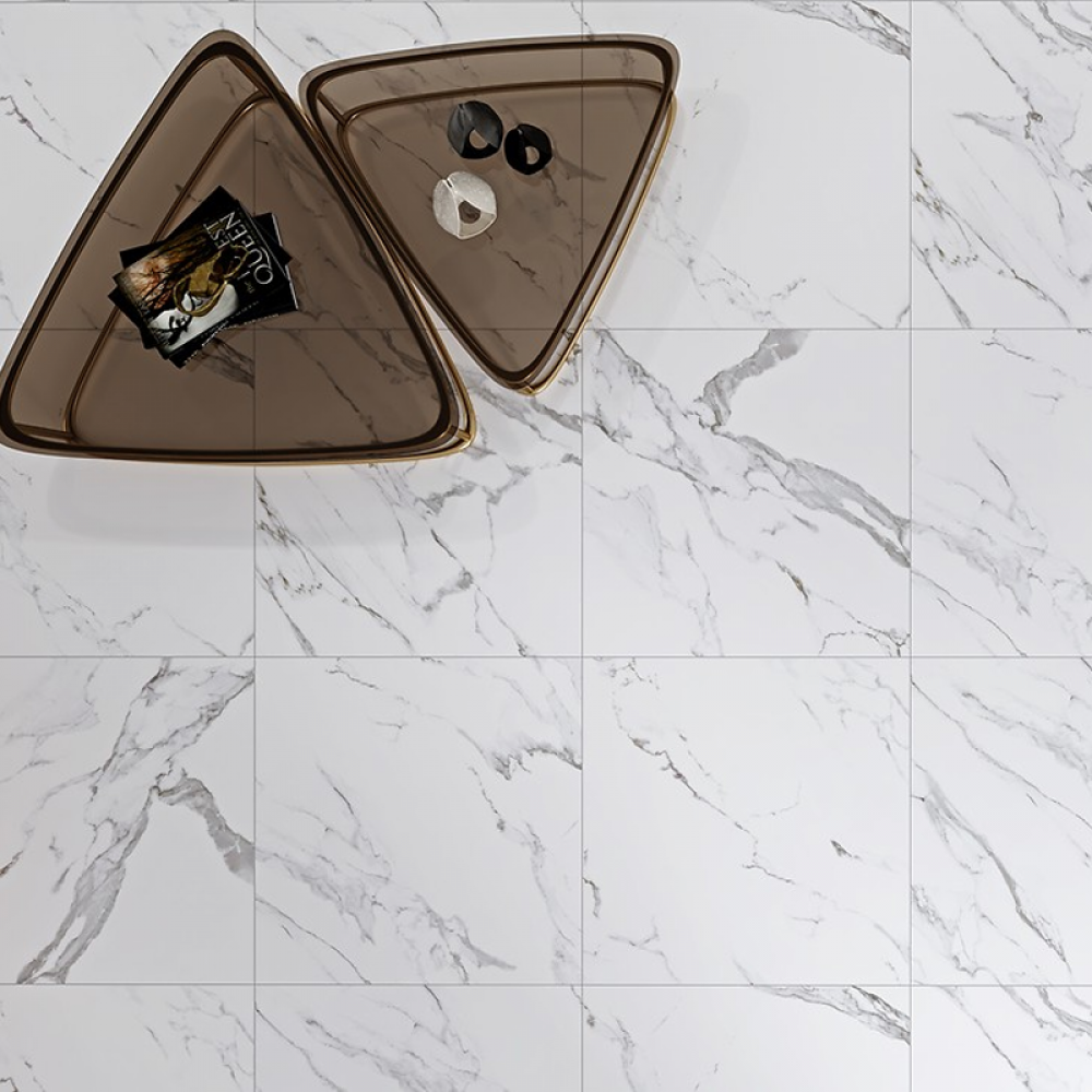 Керамогранит Cersanit Atlantis White Satin Rect 59,8х59,8 см